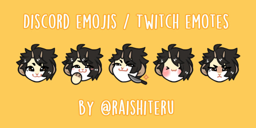 Raishiteru Discord Emojis / Twitch Emotes
