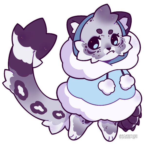Snow Leopard Fuwa Bozu Snow Leopard Fuwa Bozu